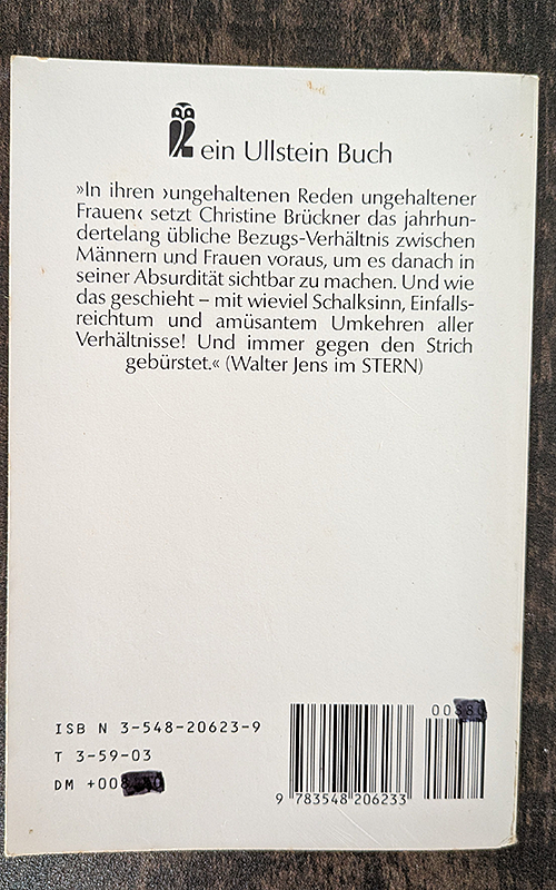 Wenn du geredet hättest, Desdemona